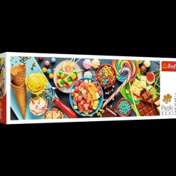 Puzzle panoramiczne 1000 el. Słodkie przysmaki
