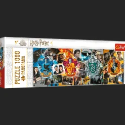 Puzzle panoramiczne Harry Potter 1000 el. Cztery domy Hogwartu