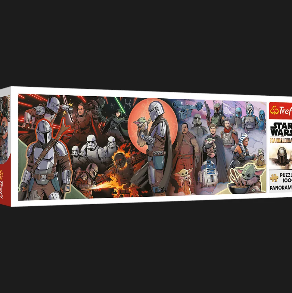 Puzzle panoramiczne Star Wars 1000 el. Przygody Mandaloriana