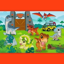 Puzzle Park Jurajski 2 x 24 el. Małe dinozaury