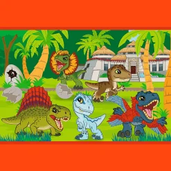 Puzzle Park Jurajski 2 x 24 el. Małe dinozaury