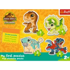 Puzzle Park Jurajski, Baby Classic Urocze dinozaury
