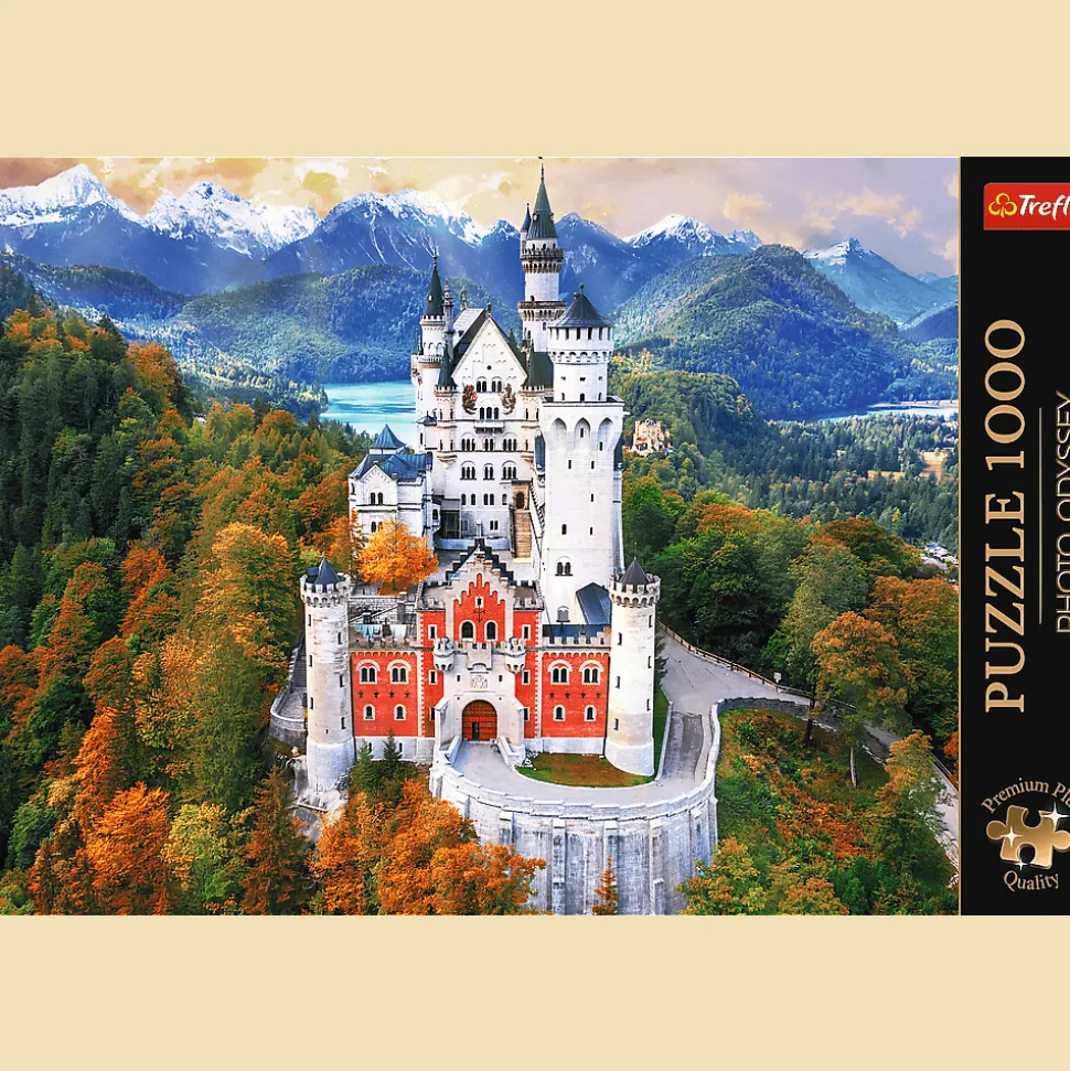 Puzzle Premium Plus Quality 1000 el. Photo Odyssey: Zamek Neuschwanstein, Niemcy