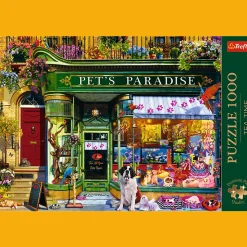 Puzzle Premium Plus Quality 1000 el. Tea Time: Raj dla zwierząt