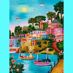 Puzzle Premium Plus Quality 1000 el. The Art of Colour: Siros, Grecja