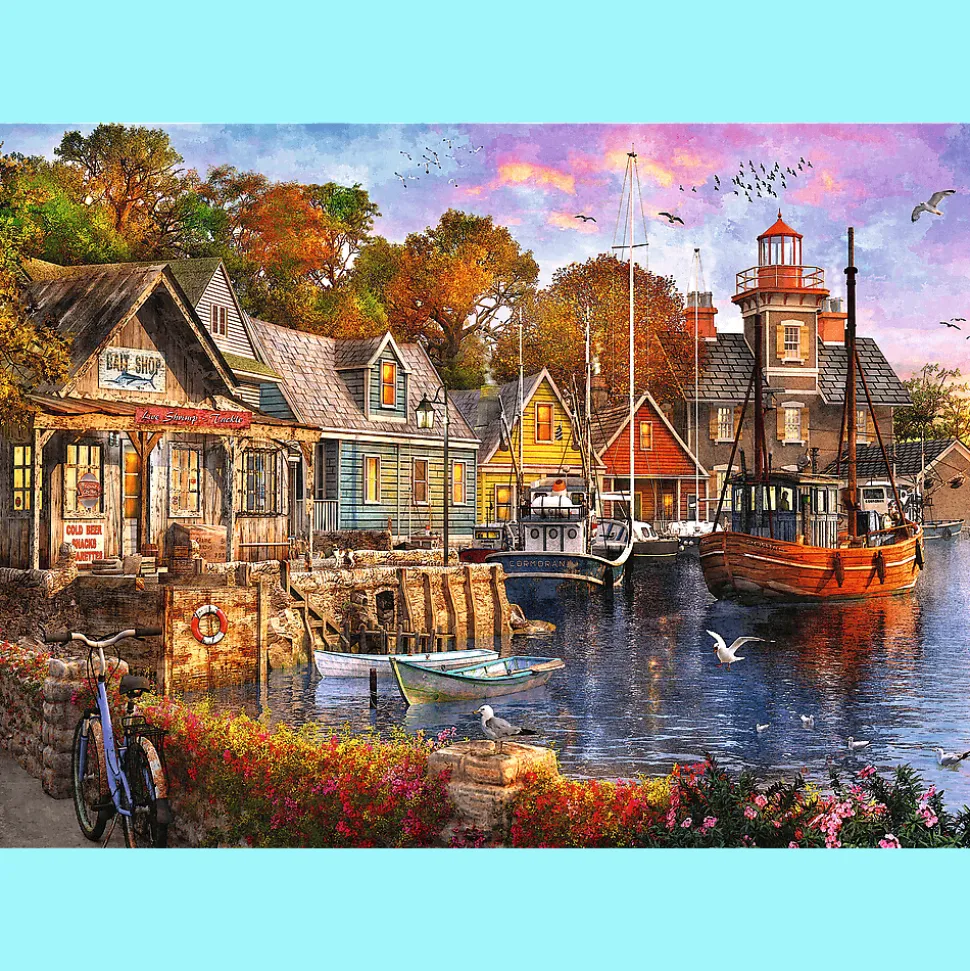 Puzzle Premium Plus Quality 1000 el. Tea Time: Nadmorski zakątek
