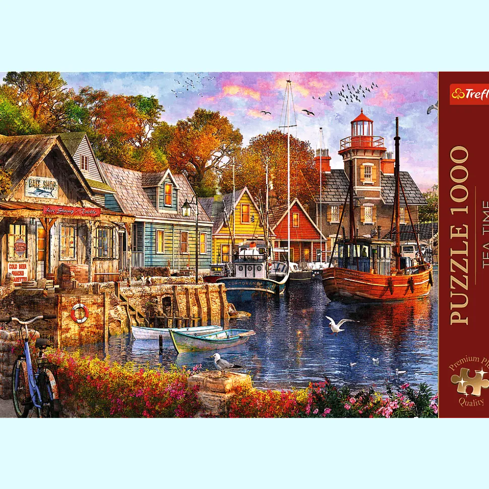 Puzzle Premium Plus Quality 1000 el. Tea Time: Nadmorski zakątek