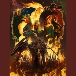 Puzzle Premium Plus Quality Gra o tron 1000 el. Ród Smoka