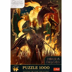 Puzzle Premium Plus Quality Gra o tron 1000 el. Ród Smoka