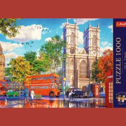 Puzzle Premium Plus Quality 1000 el. Tea Time: Widok na Londyn