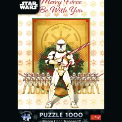 Puzzle Premium Plus Quality Star Wars 1000 el. Świąteczny Patrol Szturmowców