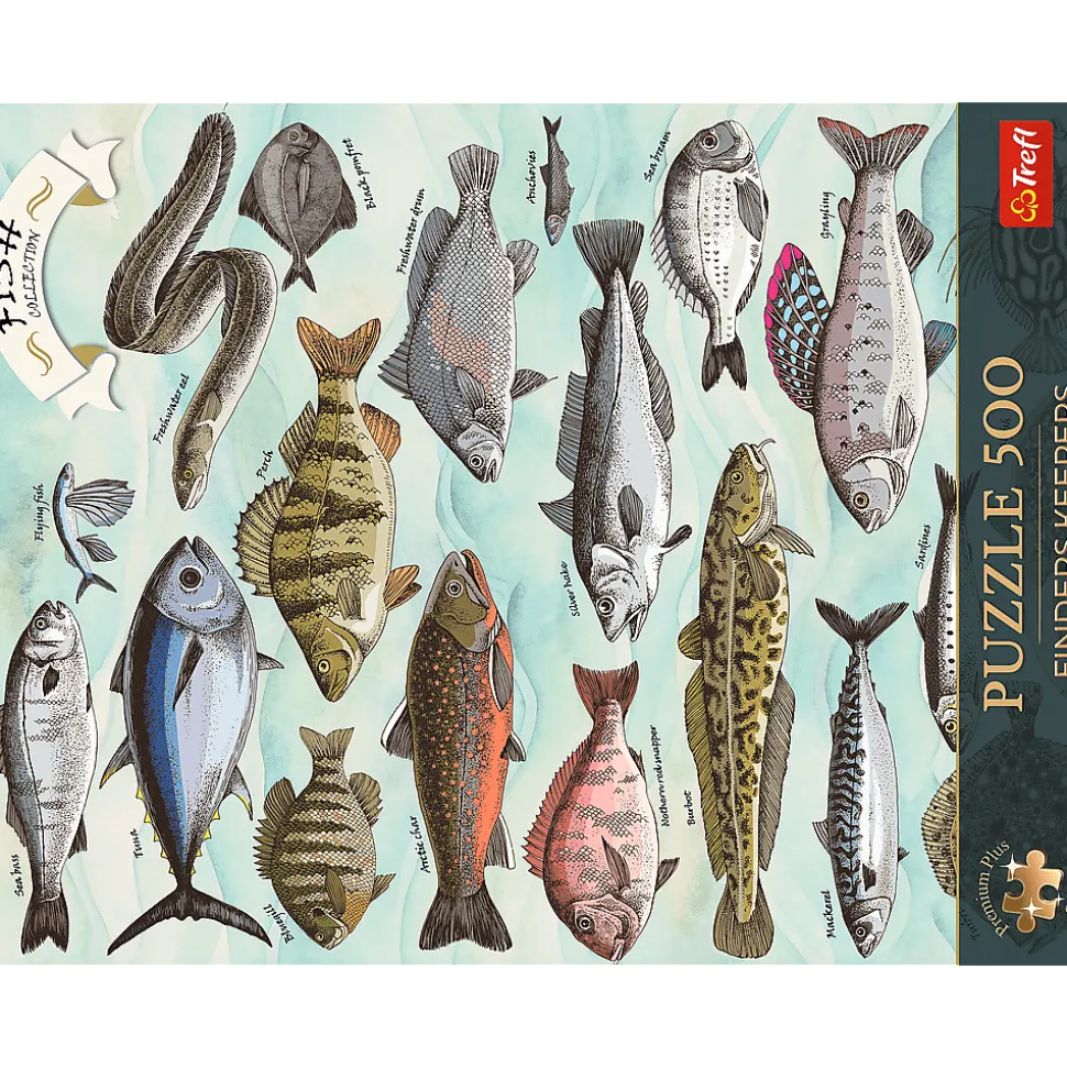 Puzzle Premium Plus Quality 500 el. Finders Keepers: Ryby