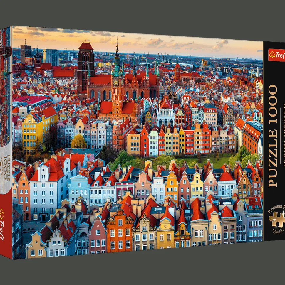 Puzzle Premium Plus Quality 1000 el. Photo Odyssey: Widok na Gdańsk, Polska