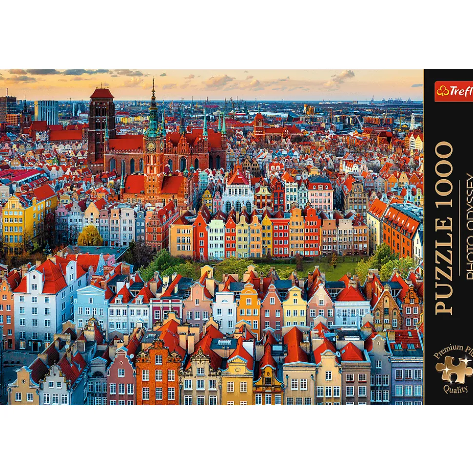 Puzzle Premium Plus Quality 1000 el. Photo Odyssey: Widok na Gdańsk, Polska
