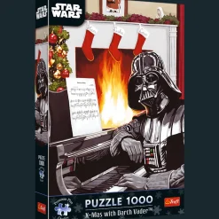 Puzzle Premium Plus Quality Star Wars 1000 el. Święta z Darth Vader