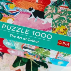 Puzzle Premium Plus Quality 1000 el. The Art of Colour: Nie ma to jak w domu