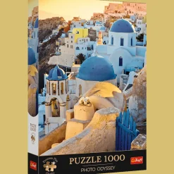 Puzzle Premium Plus Quality 1000 el. Photo Odyssey: Miasteczko Oia, Santorini