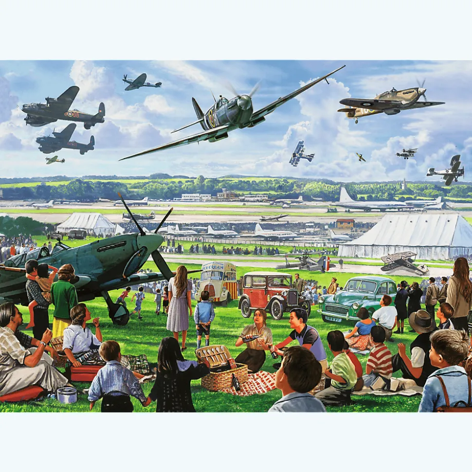 Puzzle Premium Plus Quality 1000 el. Tea Time: Pokaz lotniczy