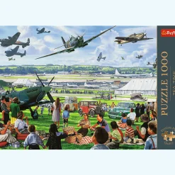 Puzzle Premium Plus Quality 1000 el. Tea Time: Pokaz lotniczy
