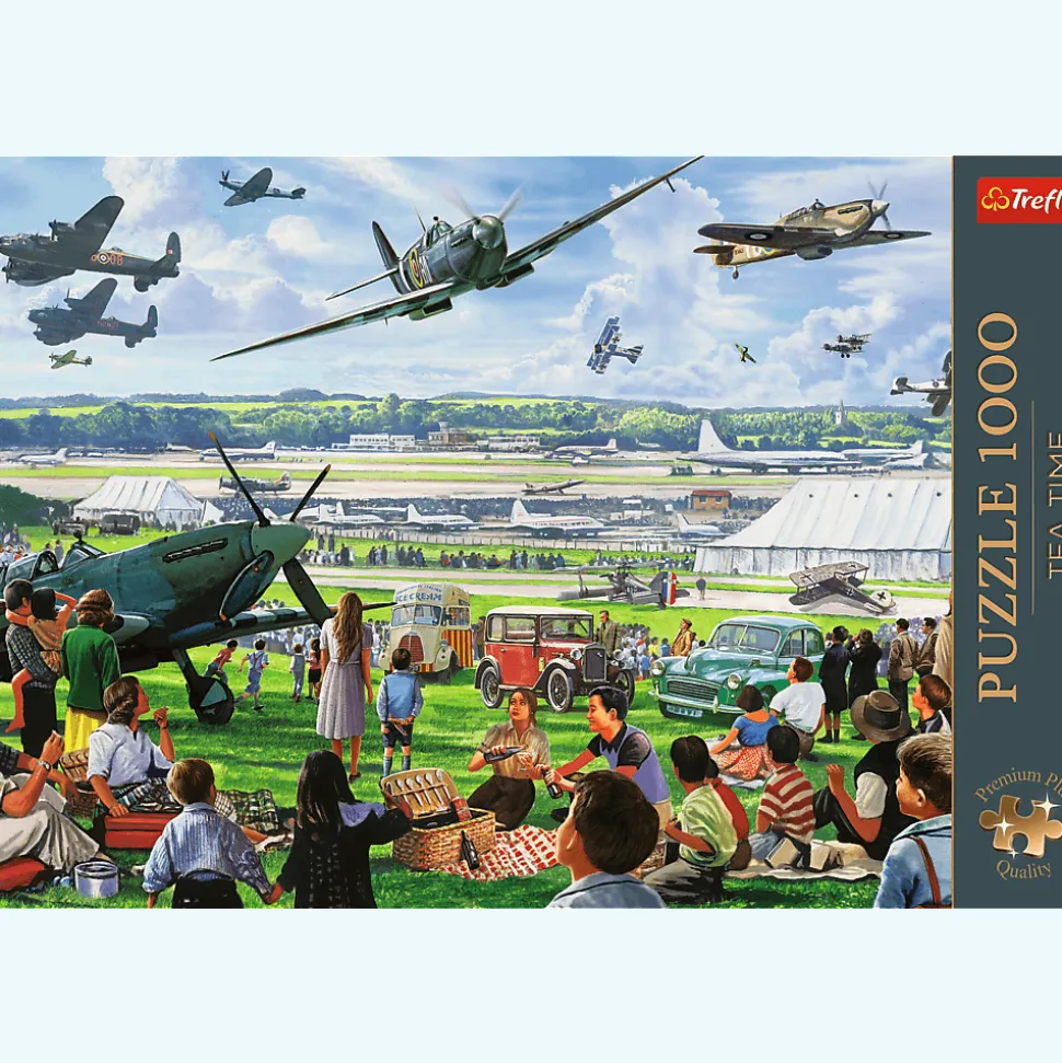 Puzzle Premium Plus Quality 1000 el. Tea Time: Pokaz lotniczy