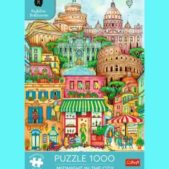Puzzle Premium Plus Quality 1000 el. O północy w Rzymie