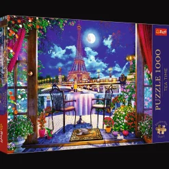 Puzzle Premium Plus Quality 1000 el. Tea Time: Paryż w blasku księżyca