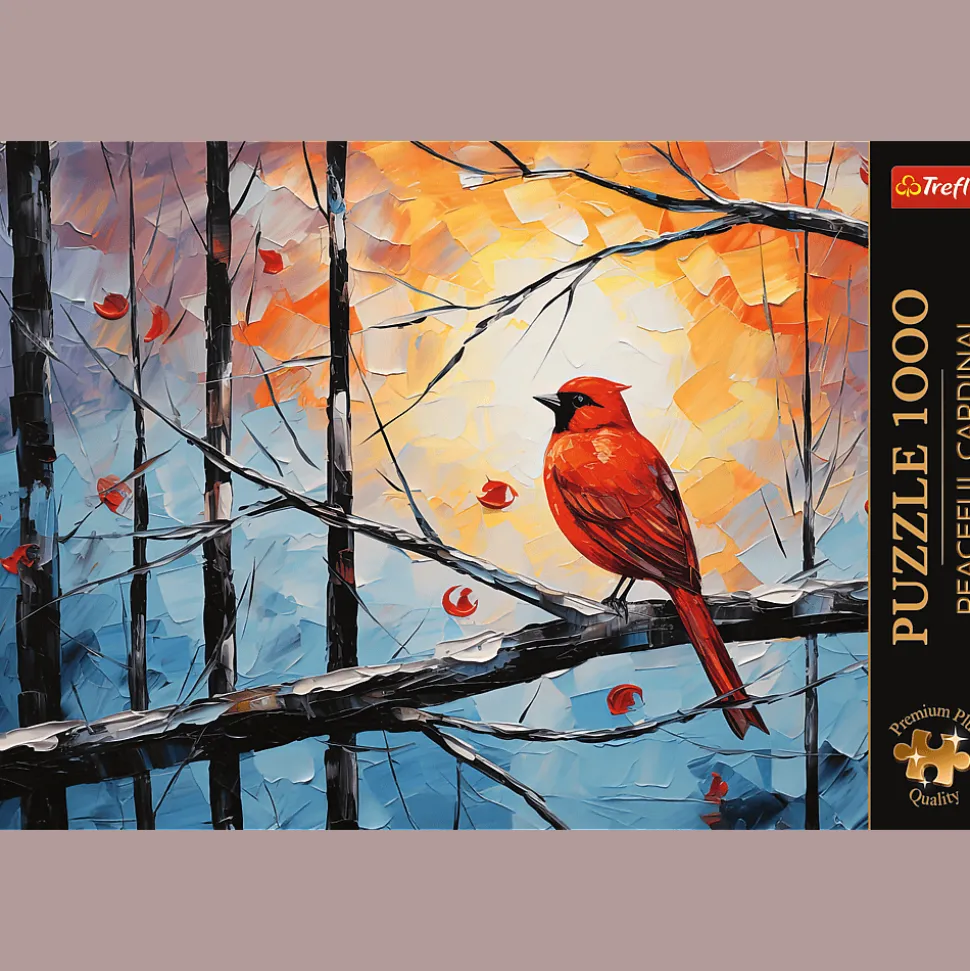 Puzzle Premium Plus Quality 1000 el. Peaceful Cardinal