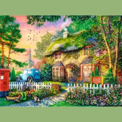 Puzzle Premium Plus Quality 1000 el. Tea Time: Domek Stoney Lane