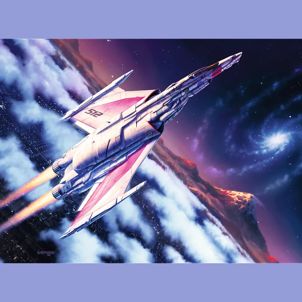 Puzzle Premium Plus Quality 1000 el. Tea Time: Lot w kosmos