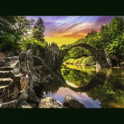 Puzzle Premium Plus Quality 1000 el. Photo Odyssey: Most Rakotza w Kromlau, Niemcy