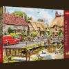 Puzzle Premium Plus Quality 1000 el. Tea Time: Lato w miasteczku