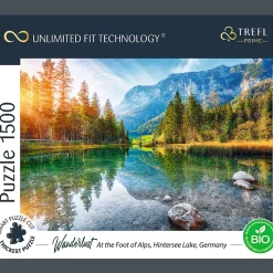 Puzzle Prime 1500 el. Wanderlust: At the Foot of Alps, Hintersee Lake, Germany