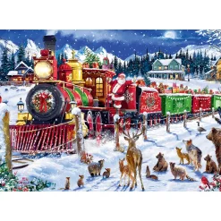 Puzzle Prime 1000 el.XMAS Santa's Express