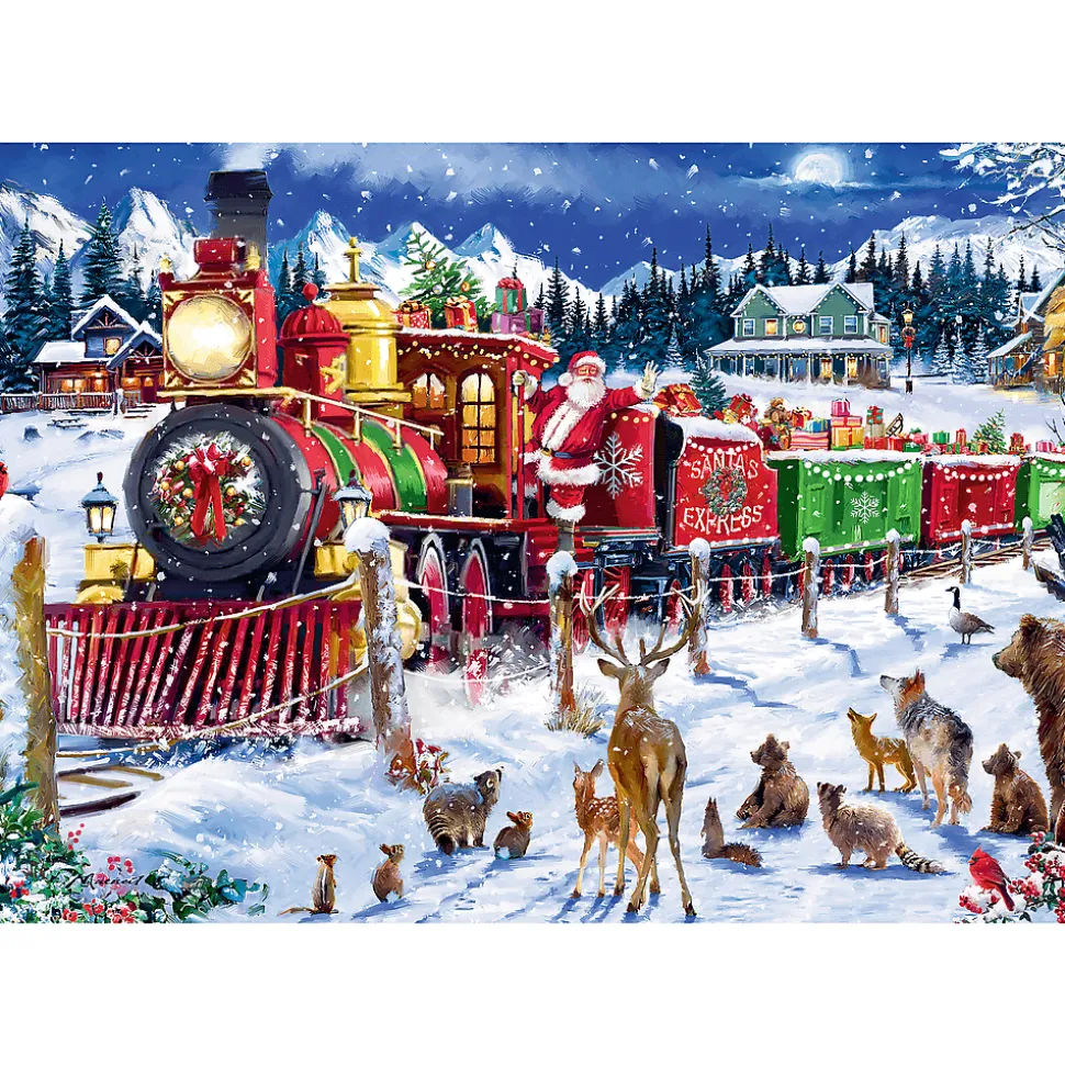 Puzzle Prime 1000 el.XMAS Santa's Express