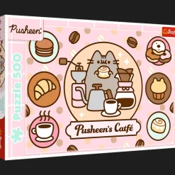 Puzzle Pusheen 500 el. Pusheen w kawiarni