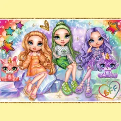 Puzzle Rainbow High 2 x 200 el. Tęczowe lalki