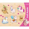 Puzzle ramkowe Jednorożce, lamy, leniwce