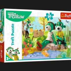 Puzzle Rodzina Treflików 30 el. Trefliki nad stawem