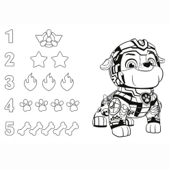 Puzzle Super Giant Psi Patrol 15 el. Wspaniała drużyna