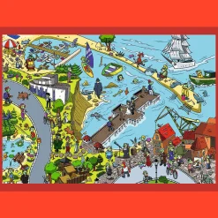 Puzzle 4w1 - Podróże Treflików, Rodzina Treflików