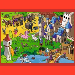 Puzzle 4w1 - Podróże Treflików, Rodzina Treflików