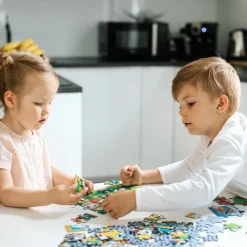 Puzzle 4w1 - Podróże Treflików, Rodzina Treflików