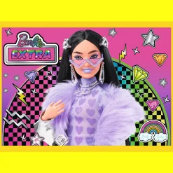 Puzzle 4w1 Barbie Wesoły świat Barbie