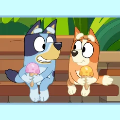 Puzzle 4w1 Bluey i jej świat