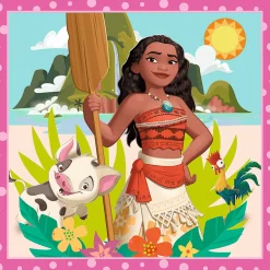 Puzzle 3w1 Disney, Piękne kwiaty