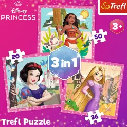 Puzzle 3w1 Disney, Piękne kwiaty