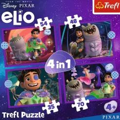 Puzzle 4w1 Elio, Pozaziemskie misje Elio