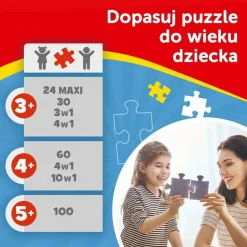 Puzzle 3w1 Gabby's Dollhouse, Aktywności Gabby