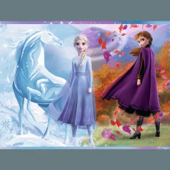 Puzzle 4w1 Kraina Lodu Podróż w nieznane