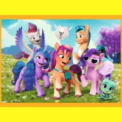 Puzzle 4w1 Kucyki Pony Poznaj kucyki Pony
